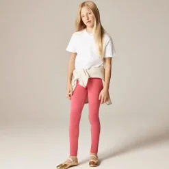 Girls' garment-dyed everyday leggings