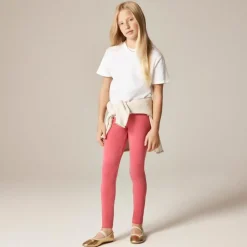 Girls' garment-dyed everyday leggings