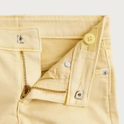 Girls' garment-dyed stretch denim short