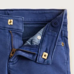 Girls' garment-dyed stretch denim short