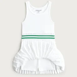 Girls' match point dress in performance jersey