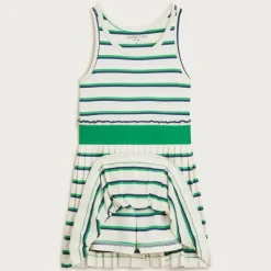 Girls' match point dress in performance jersey