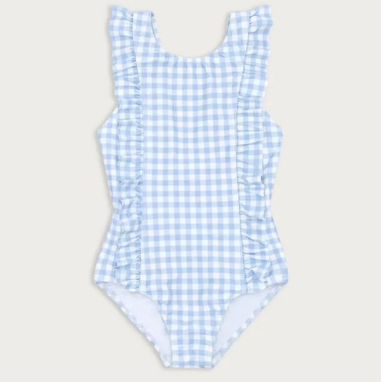 Girls' minnow™ ruffle one-piece