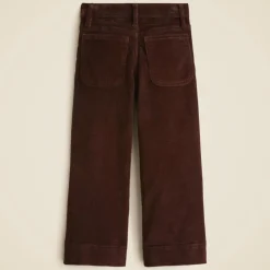 Girls' sailor corduroy trouser with heart pockets