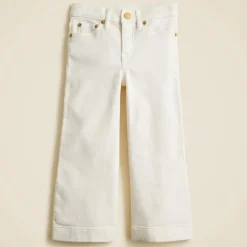Girls' sailor garment-dyed stretch denim trouser