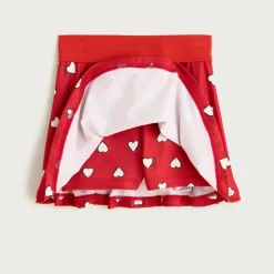 Girls' skort in performance jersey