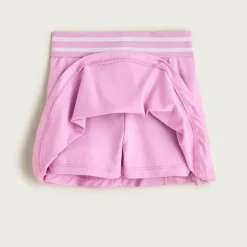 Girls' skort in performance jersey