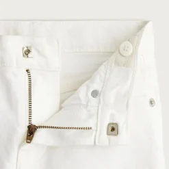 Girls' slim wide-leg jean in white