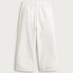 Girls' Soleil pant in linen-cotton blend