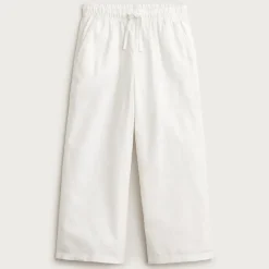 Girls' Soleil pant in linen-cotton blend