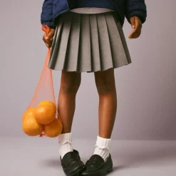 Girls' uniform pleated skirt