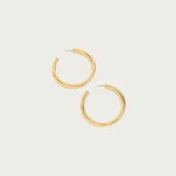 Gold hoop earrings