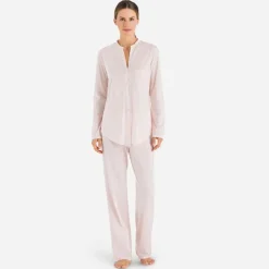 HANRO® Cotton Deluxe long-sleeve pajamas