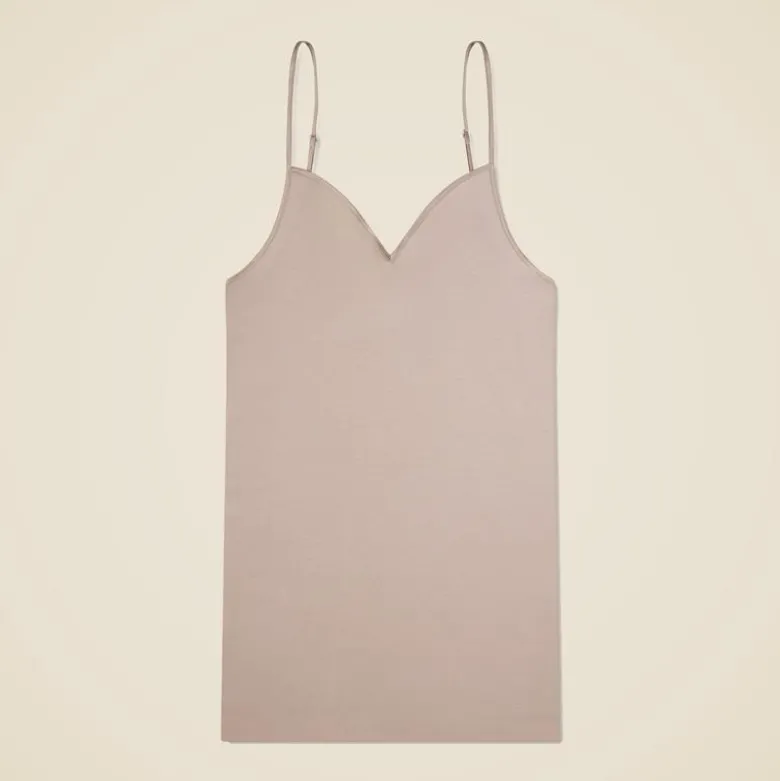 HANRO® cotton seamless V-neck camisole