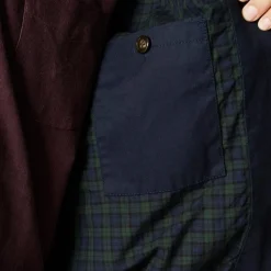Harrington jacket in cotton twill