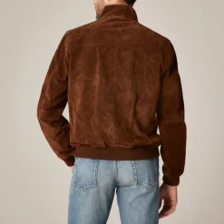 Harrington jacket in Italian suede