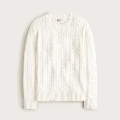 Heritage cotton cable-knit sweater