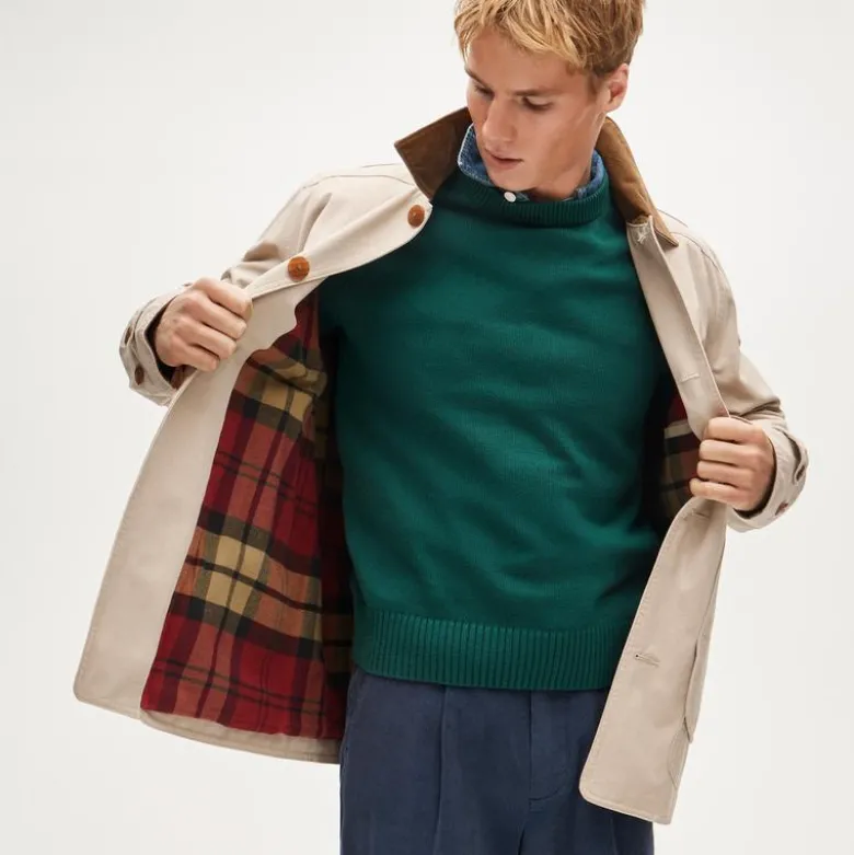 Heritage cotton crewneck sweater