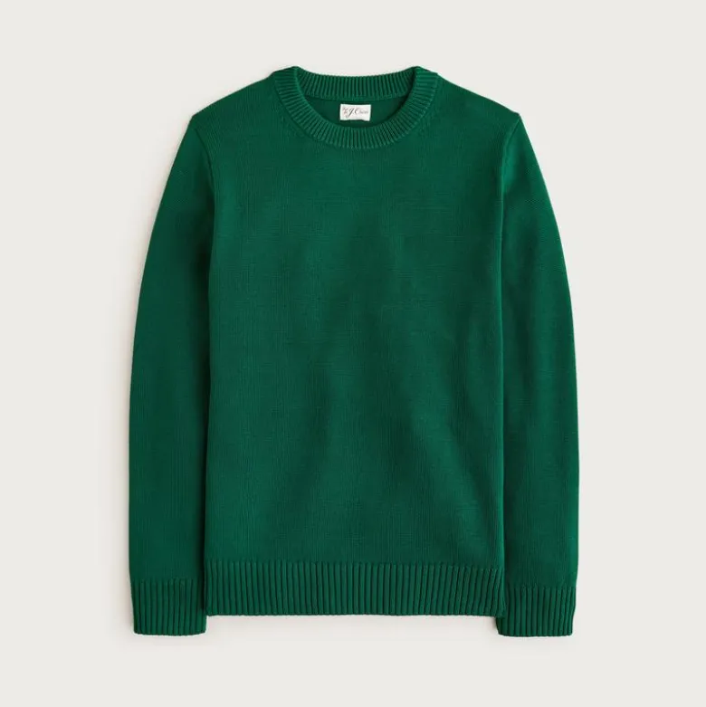 Heritage cotton crewneck sweater