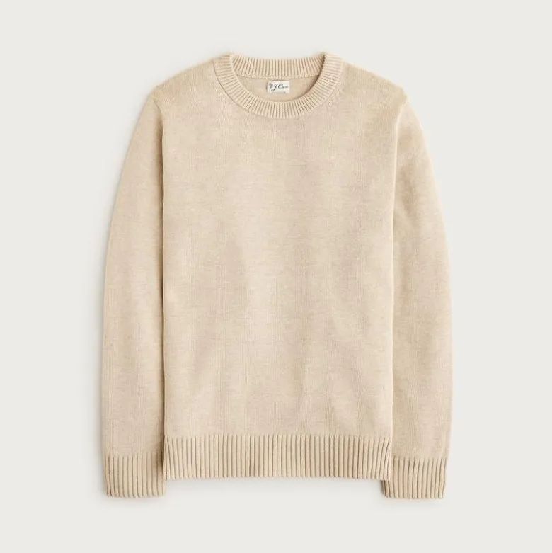 Heritage cotton crewneck sweater