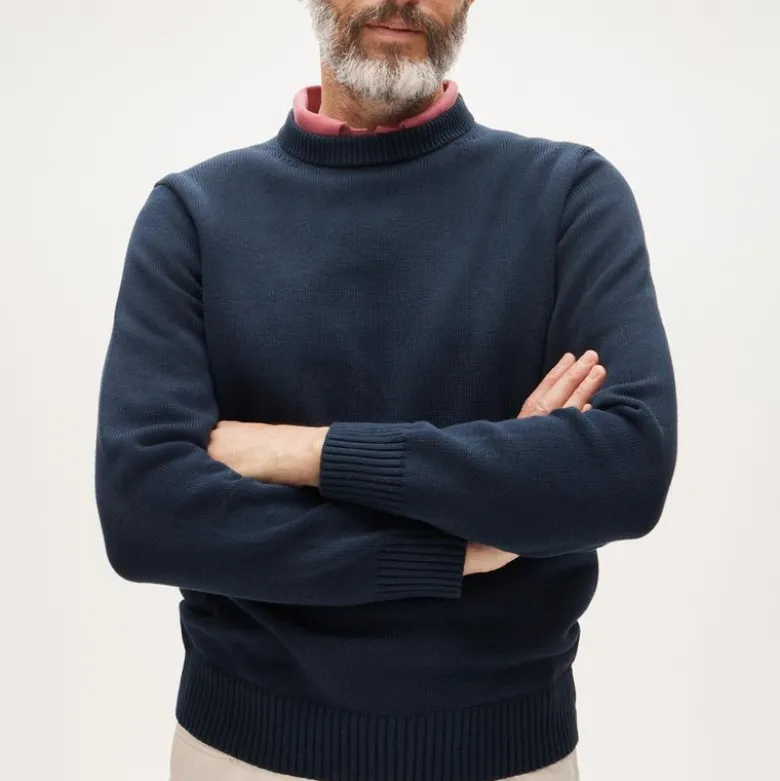 Heritage cotton crewneck sweater