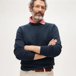 Heritage cotton crewneck sweater