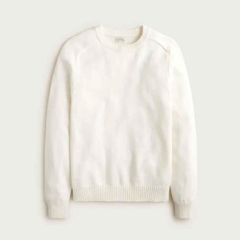 Heritage cotton crewneck sweater