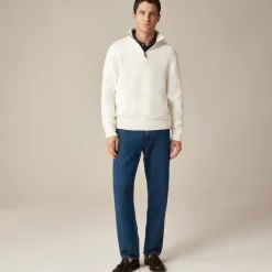 Heritage cotton quarter-zip sweater