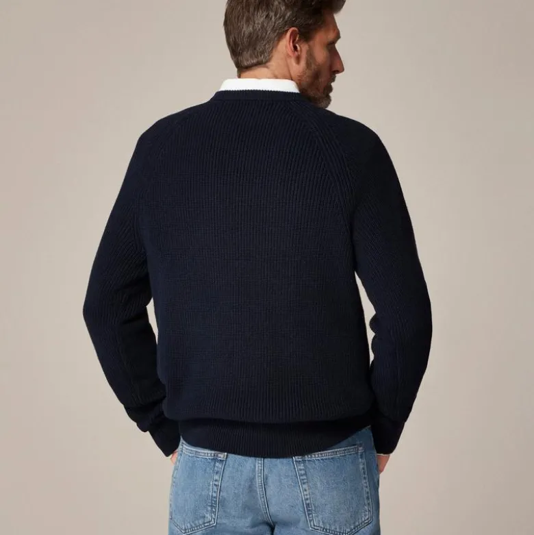 Heritage cotton ribbed sweater