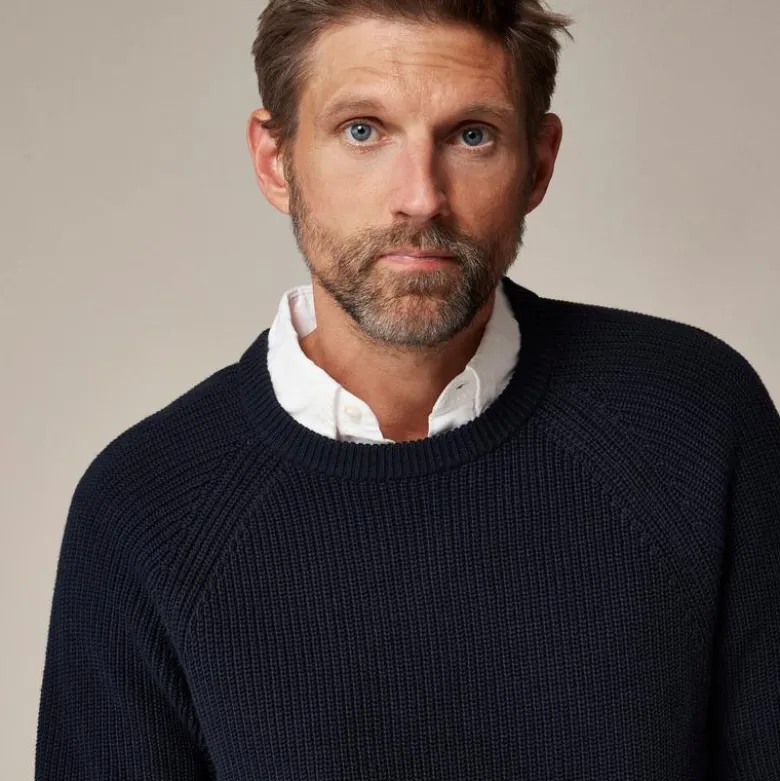 Heritage cotton ribbed sweater