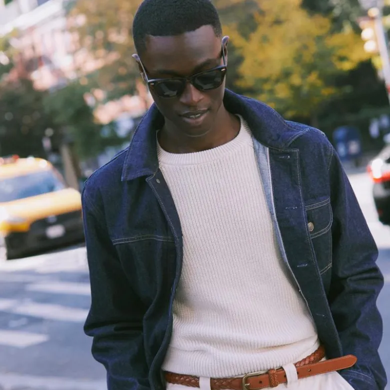 Heritage cotton ribbed sweater