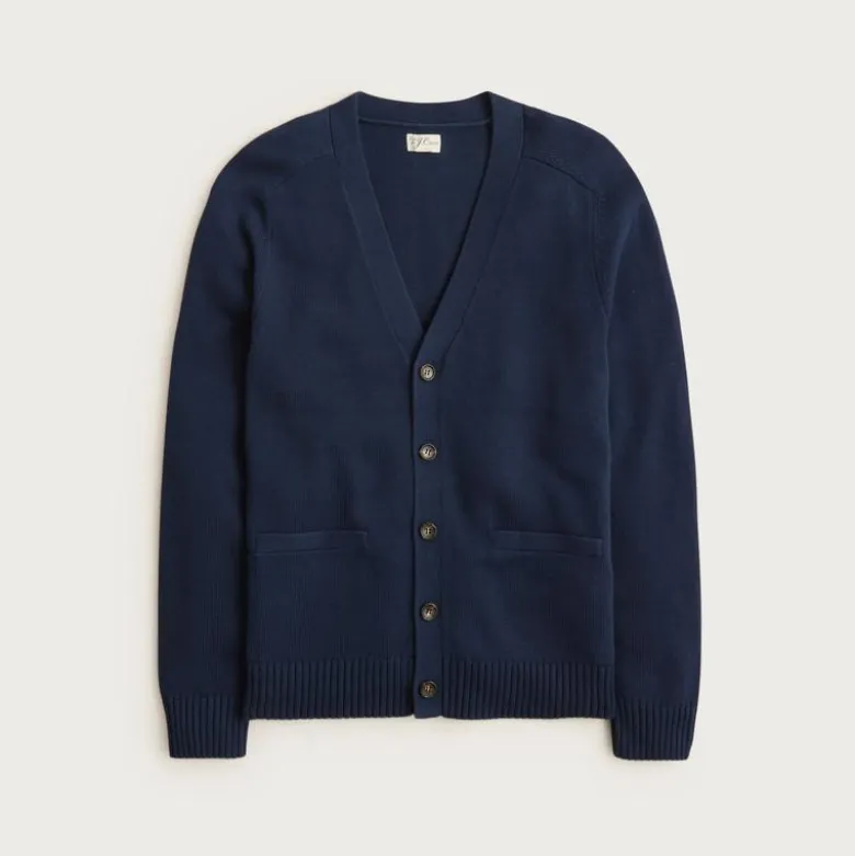 Heritage cotton V-neck cardigan