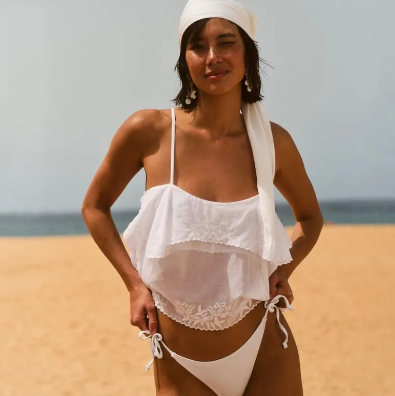 Heritage hipster string bikini bottom