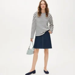 Heritage terry boatneck sweatshirt
