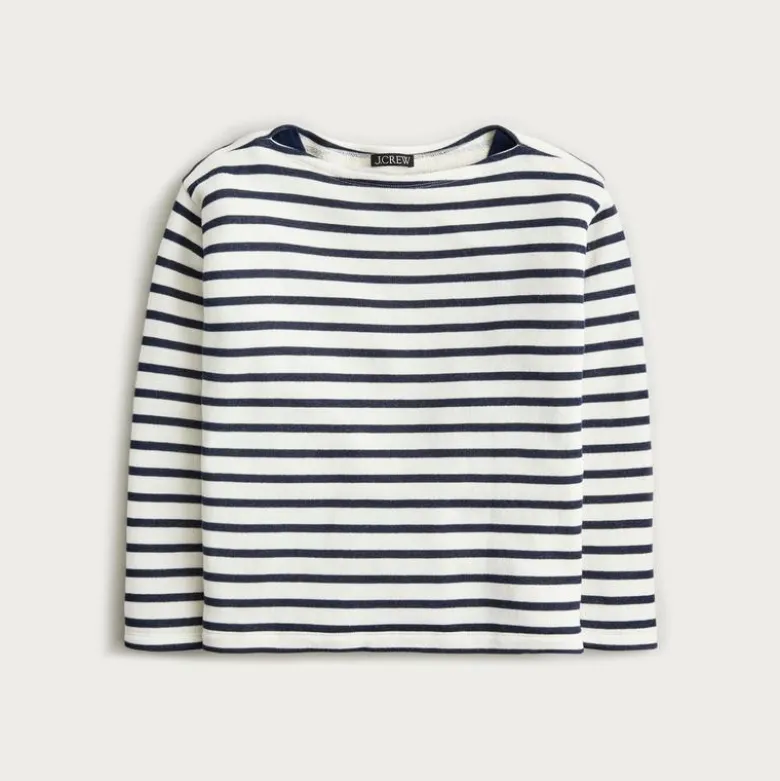 Heritage terry boatneck sweatshirt