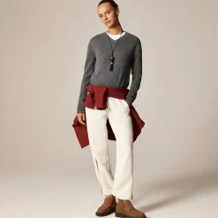 Heritage terry jogger pant with side stripe