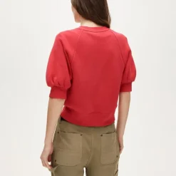 Heritage terry puff-sleeve sweatshirt
