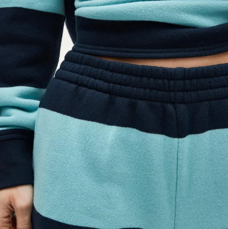 Heritage terry sweatshort in stripe