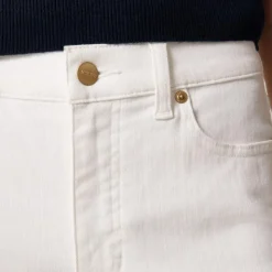 High-rise kickout jean