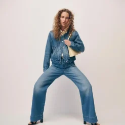 High-rise Sailor denim trouser in 1996 semi-stretch