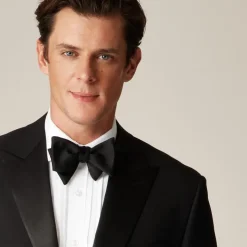Italian satin bow tie