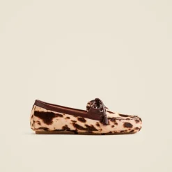 J.Crew driving loafers in printed calf hair