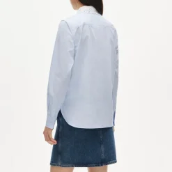 Jules classic-fit eyelet tie-neck shirt