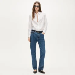 Jules classic-fit shirt in cotton poplin