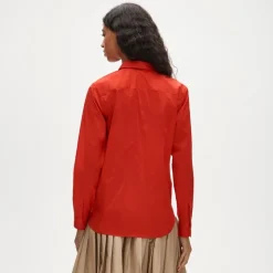 Jules classic-fit shirt in sateen