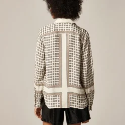 Jules classic-fit shirt in foulard print