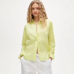 Jules classic-fit shirt in sateen