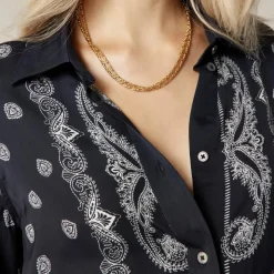 Jules classic-fit shirt in bandana print