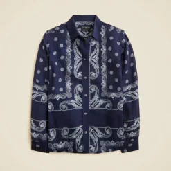 Jules classic-fit shirt in bandana print