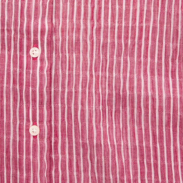 Jules classic-fit shirt in striped textured gauze